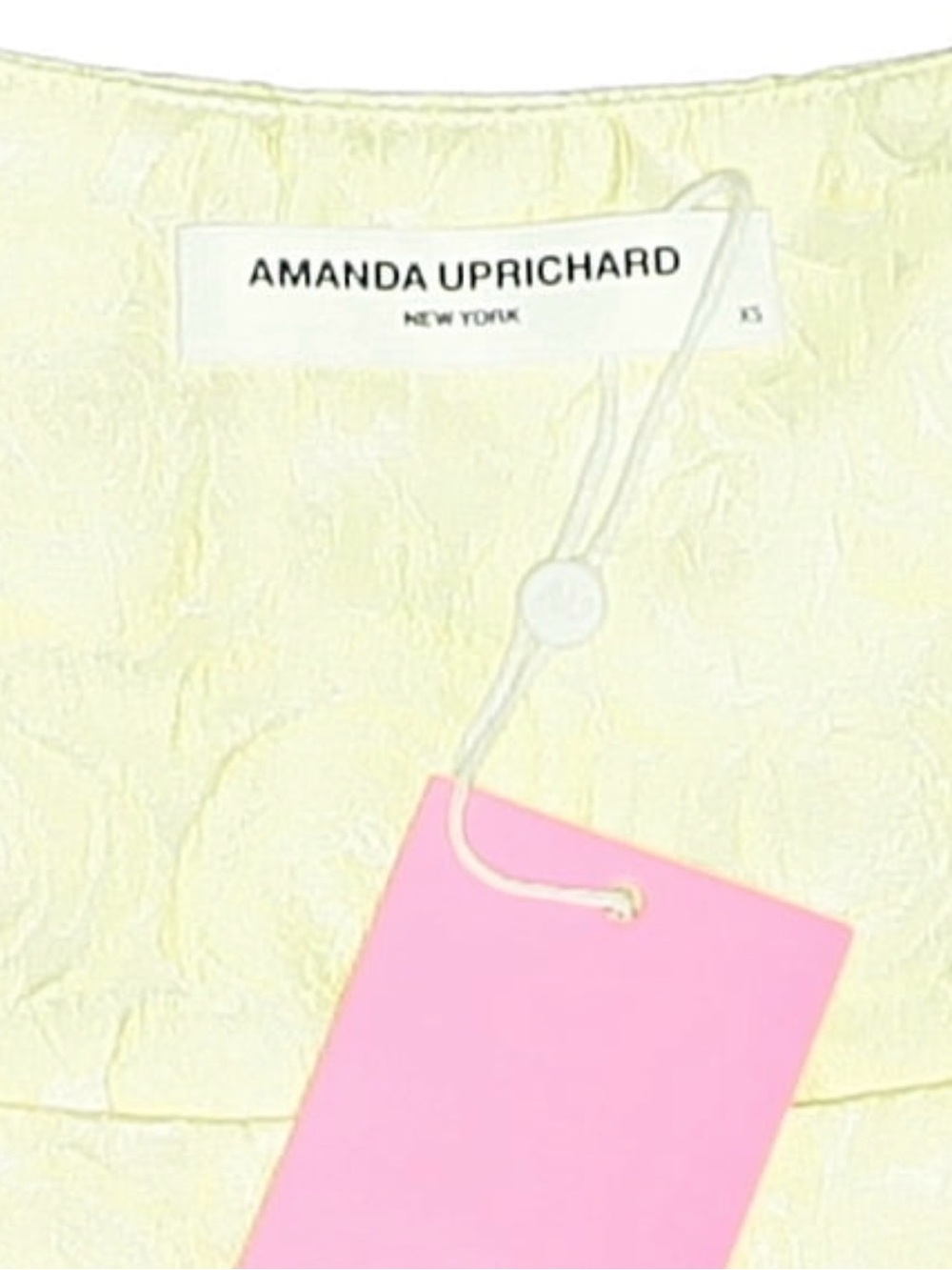Amanda Uprichard Lilibet Dress in White & Cornsilk - Size XS - Picture 11 of 11